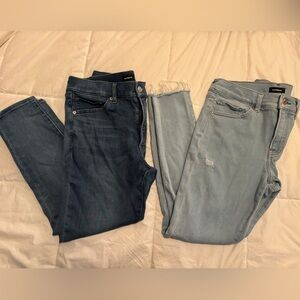 Two Pair Express Skinny Mid-Rise Jeans
